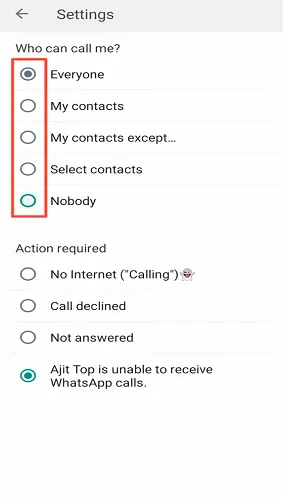 FM WhatsApp APK Download Nov 2024 v10.10 Latest Updated 27 Who can call me options