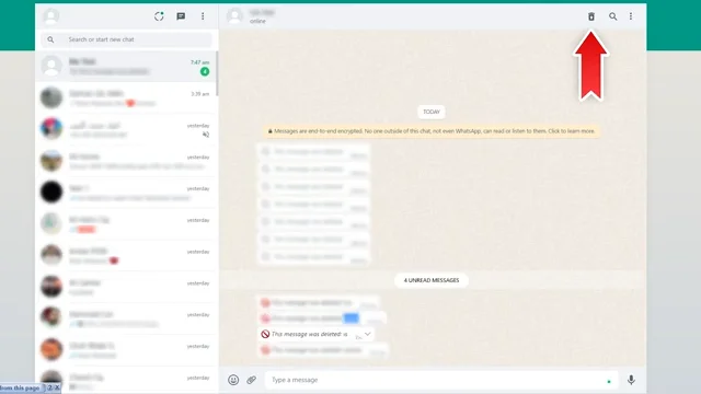 FMWA web reading deleted messages